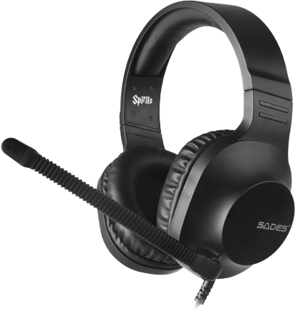 SADES Spirits Wired Gaming Headphone - Black   for sale in Egypt from Games2Egypt