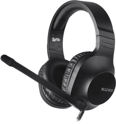 SADES Spirits Wired Gaming Headphone - Black 