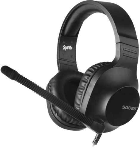 SADES Spirits Wired Gaming Headphone - Black 