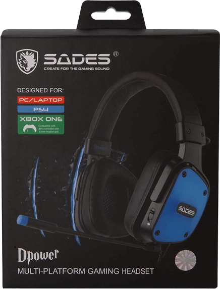 SADES D-Power (SA-722) Gaming Headphone - Blue  for sale in Egypt from Games2Egypt