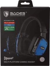 SADES D-Power (SA-722) Gaming Headphone - Blue  for sale in Egypt from Games2Egypt