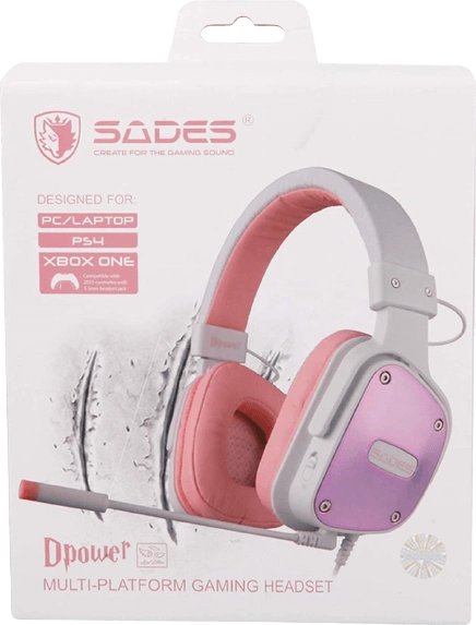 SADES D-Power SA-722 Gaming Headphone - Pink  for sale in Egypt from Games2Egypt