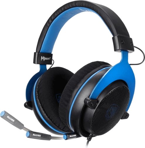 SADES MPOWER (SA-723) Wired Gaming Headphone - Blue  for sale in Egypt from Games2Egypt