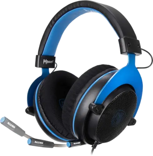 SADES MPOWER (SA-723) Wired Gaming Headphone - Blue