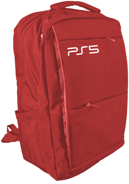 BackPack Bag for PS5 Game Console Storage - Red  for sale in Egypt from Games2Egypt