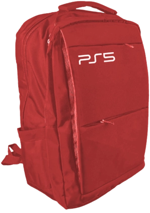 BackPack Bag for PS5 Game Console Storage - Red