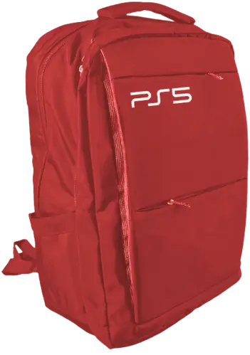 BackPack Bag for PS5 Game Console Storage - Red