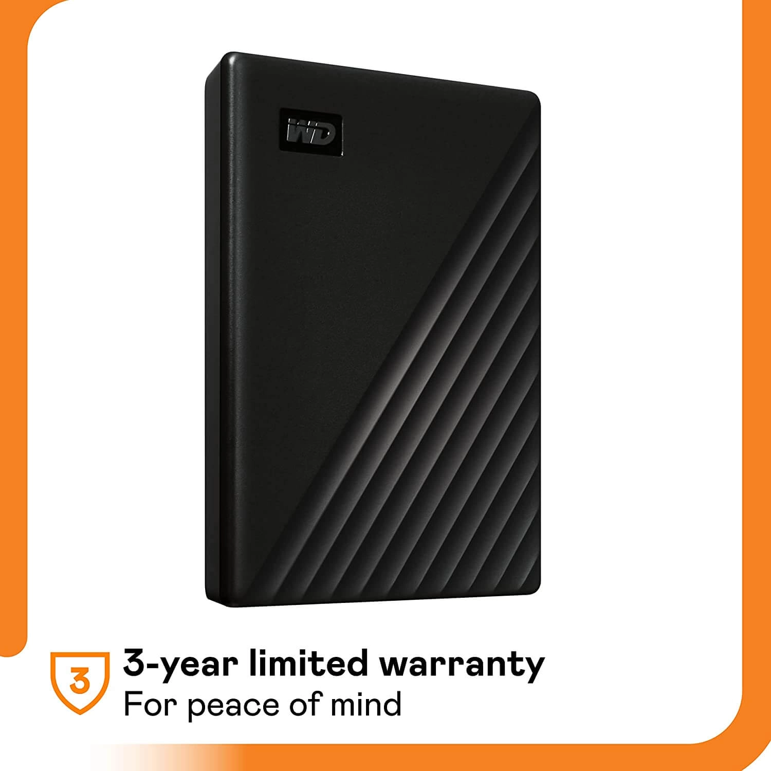 Western Digital (WD) My Passport External Hard Drive with Warranty - 5TB - Black   for sale in Egypt from Games2Egypt