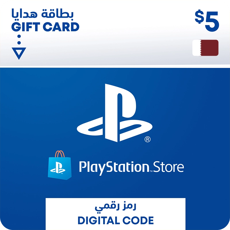 Qatar PSN Wallet Top-up 5 USD  for sale in Egypt from Games2Egypt