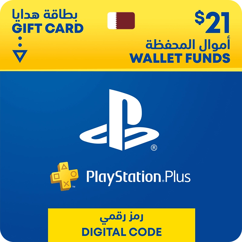 PSN Gift Card  - Qatar (QAT) - 21$   for sale in Egypt from Games2Egypt