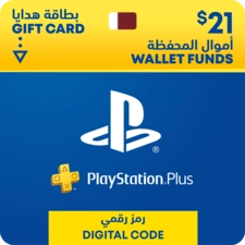 PSN Gift Card  - Qatar (QAT) - 21$  -  for sale in Egypt from Games2Egypt