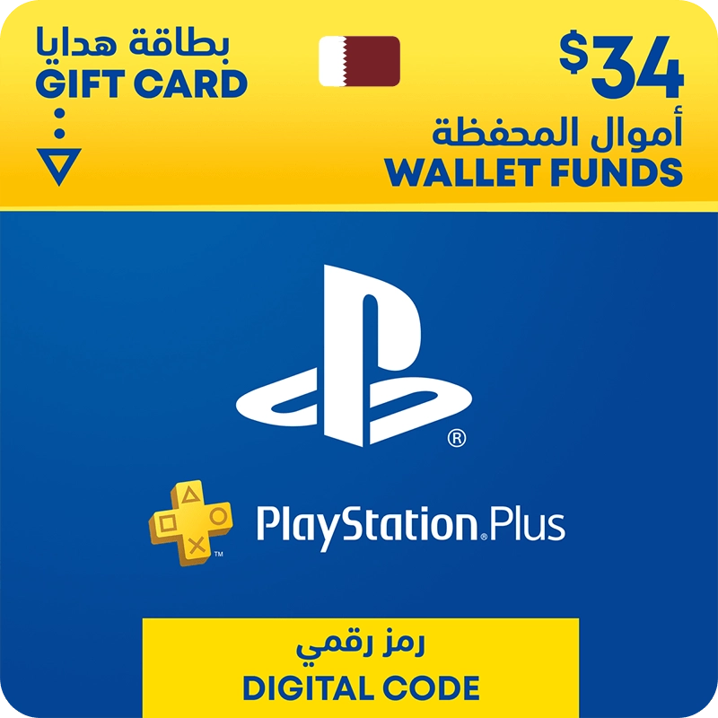 PSN Gift Card  - Qatar (QAT) - 34$   for sale in Egypt from Games2Egypt