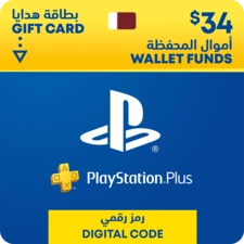 PSN Gift Card  - Qatar (QAT) - 34$  (39562)