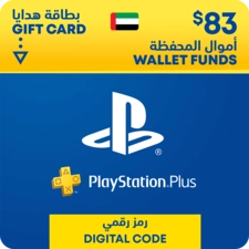 PSN Gift Card - $83 - UAE -  for sale in Egypt from Games2Egypt