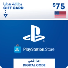 PSN PlayStation Store Gift Card $75 (USA) -  for sale in Egypt from Games2Egypt