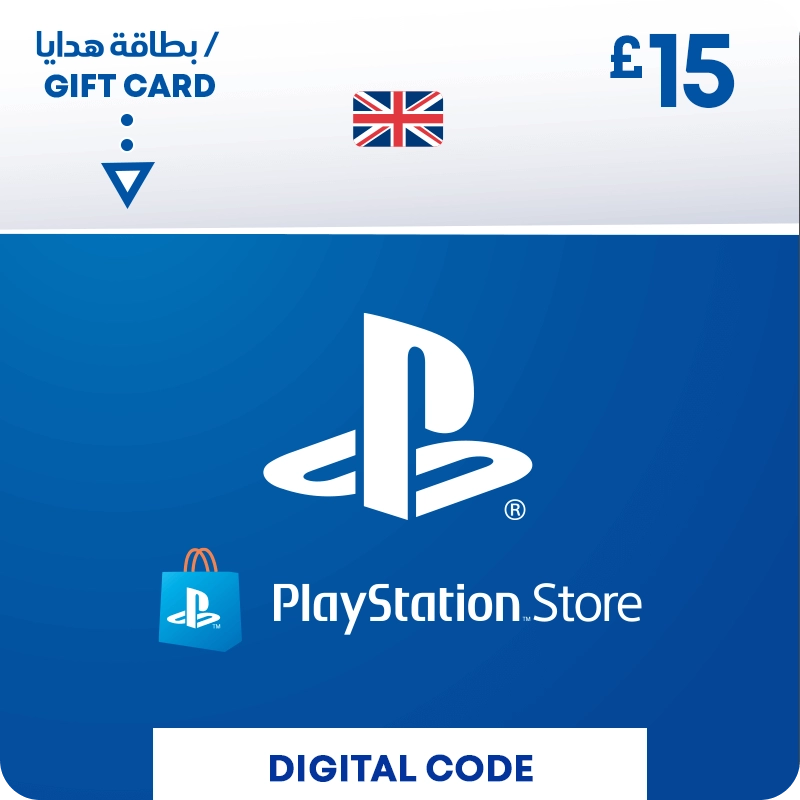 PSN CARD 15 [PSN Code - UK account]  for sale in Egypt from Games2Egypt