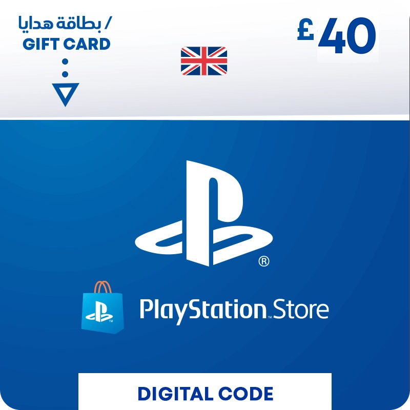 PSN CARD 40 [PSN Code - UK account]  for sale in Egypt from Games2Egypt