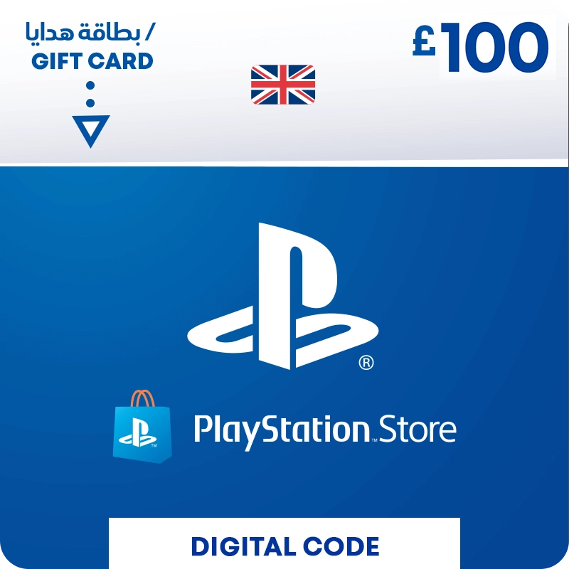 PSN CARD 100 [PSN Code - UK Account]  for sale in Egypt from Games2Egypt