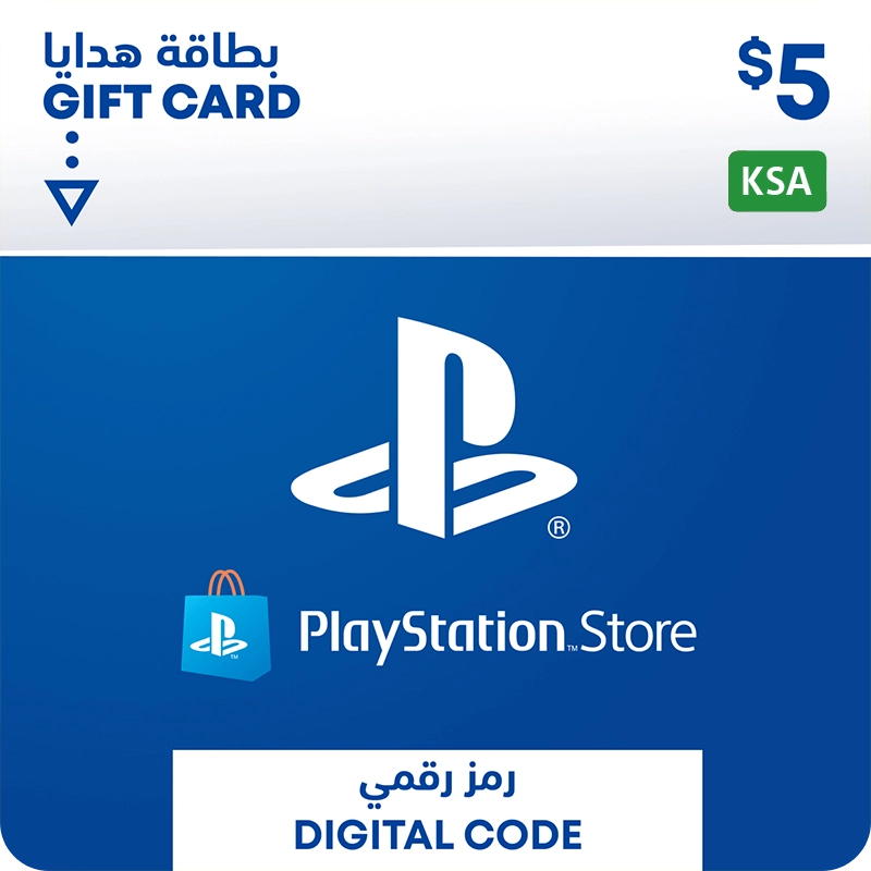 KSA PSN Wallet Top-up 5 USD  for sale in Egypt from Games2Egypt