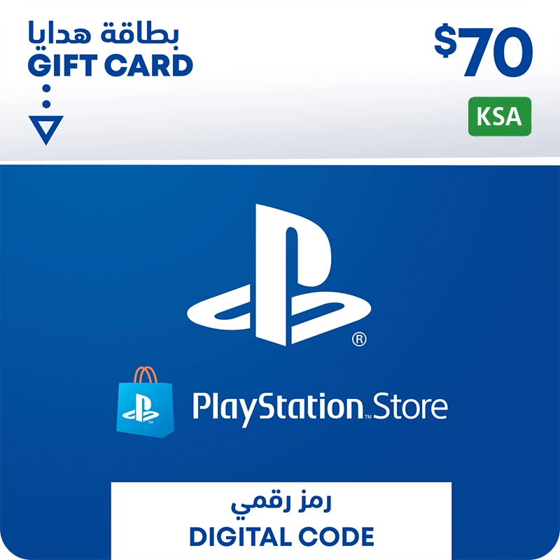 KSA PSN Wallet Top-up 70 USD  for sale in Egypt from Games2Egypt