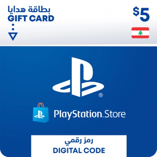 Lebanon PSN Wallet Top-up 5 USD