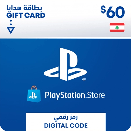 Lebanon PSN Wallet Top-up 60 USD  for sale in Egypt from Games2Egypt