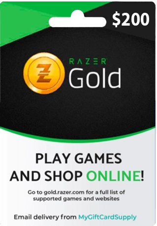 Razer Gold $200 USA Gift Card  for sale in Egypt from Games2Egypt