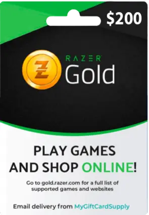 Razer Gold $200 USA Gift Card