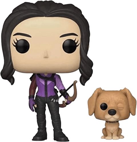 Funko Pop! Buddy Marvel: Hawkeye - Kate Bishop with Lucky Pizza Dog  for sale in Egypt from Games2Egypt