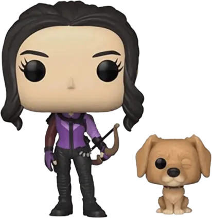 Funko Pop! Buddy Marvel: Hawkeye - Kate Bishop with Lucky Pizza Dog