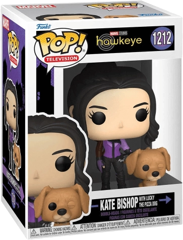 Funko Pop! Buddy Marvel: Hawkeye - Kate Bishop with Lucky Pizza Dog  for sale in Egypt from Games2Egypt