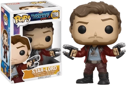 Funko Pop! Guardians of the Galaxy Vol 2 - Star Lord (198)  for sale in Egypt from Games2Egypt