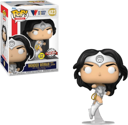 Funko Pop! Heroes: Wonder Woman - White Lantern  for sale in Egypt from Games2Egypt