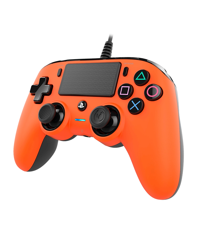 Nacon Wired Compact PS4 Controller - Orange  for sale in Egypt from Games2Egypt