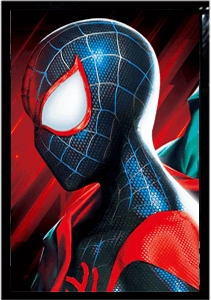 Spider Man Miles Morales - 3D Marvel Poster  for sale in Egypt from Games2Egypt