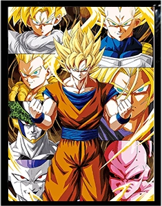 Dragon Ball Super Goku 3D Anime Poster  for sale in Egypt from Games2Egypt