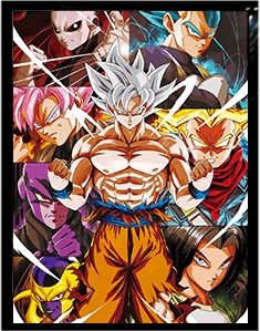 Dragon Ball Super Goku 3D Anime Poster  for sale in Egypt from Games2Egypt