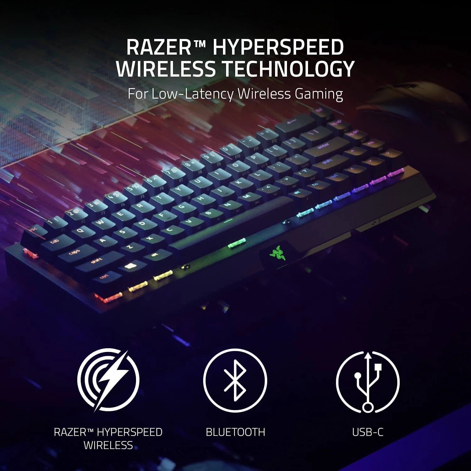 Razer BlackWidow V3 Mini Hyperspeed Wireless Keyboard with Green Switches  for sale in Egypt from Games2Egypt