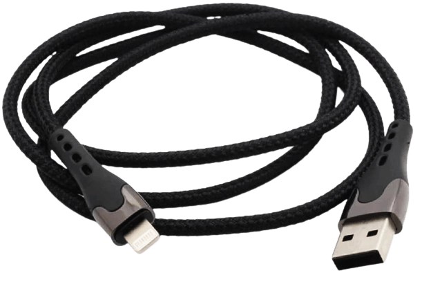 Remax RC-150i Kaiwei USB - Lightning 2.4A Data Cable (1m) - Black  for sale in Egypt from Games2Egypt