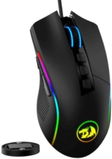 Redragon M721 -Pro Lonewolf 2 RGB Wired Gaming Mouse - 2m -  for sale in Egypt from Games2Egypt