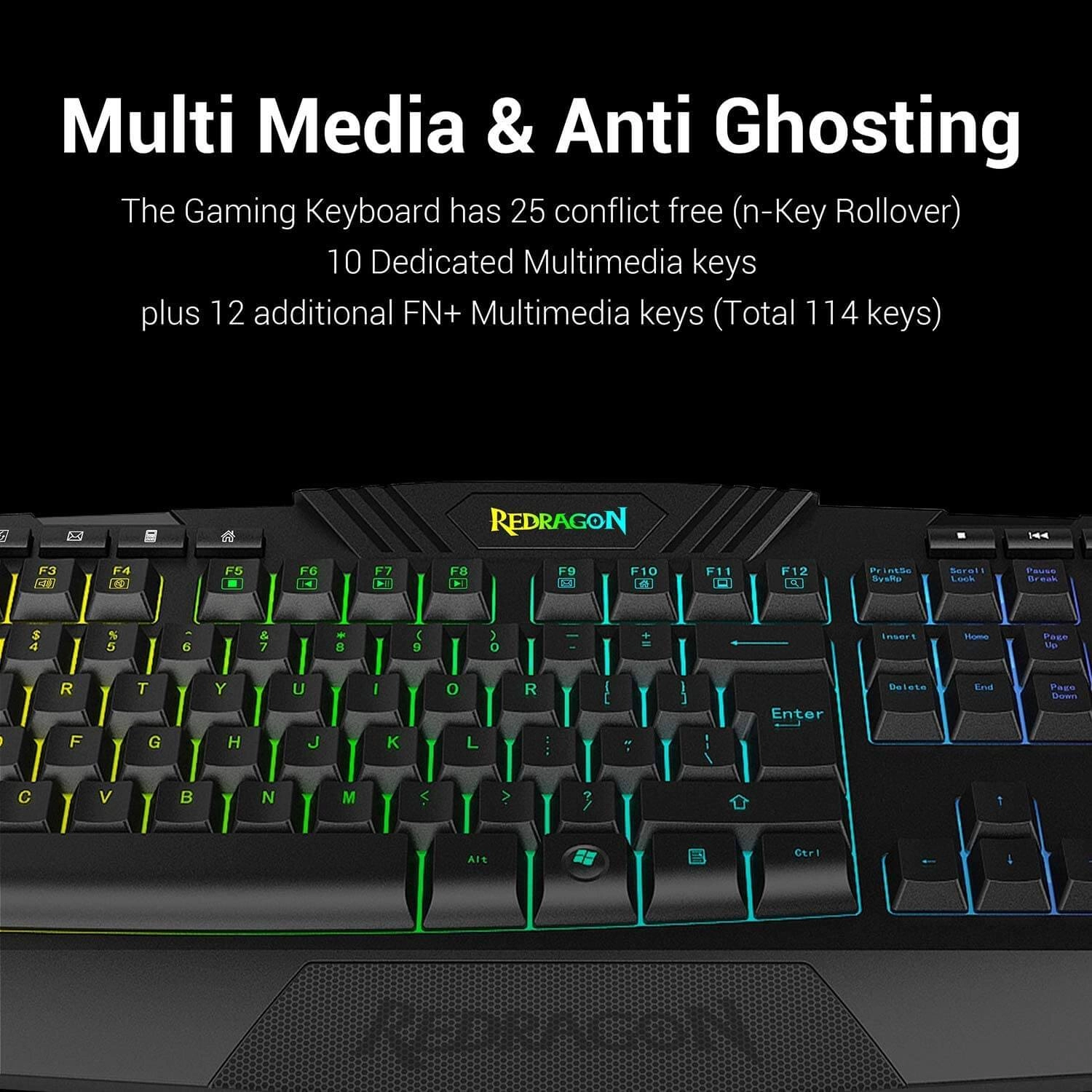 Redragon S101 Wired RGB Gaming Keyboard and Mouse Combo  for sale in Egypt from Games2Egypt