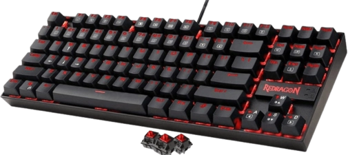 Red Dragon K552 Kumara Mechanical Gaming Keyboard - Red Linear Switches  for sale in Egypt from Games2Egypt