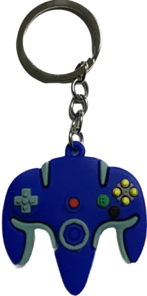 Keychain \ Medal of N64 Controller - Blue