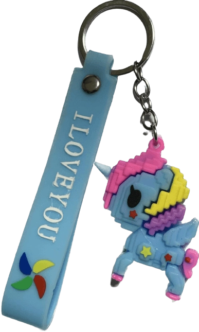 Keychain \ Medal of Unicorn (Yellow - White -  Blue)  for sale in Egypt from Games2Egypt