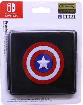 Hori Premium Game Card Case for Nintendo Switch - Captain America  for sale in Egypt from Games2Egypt