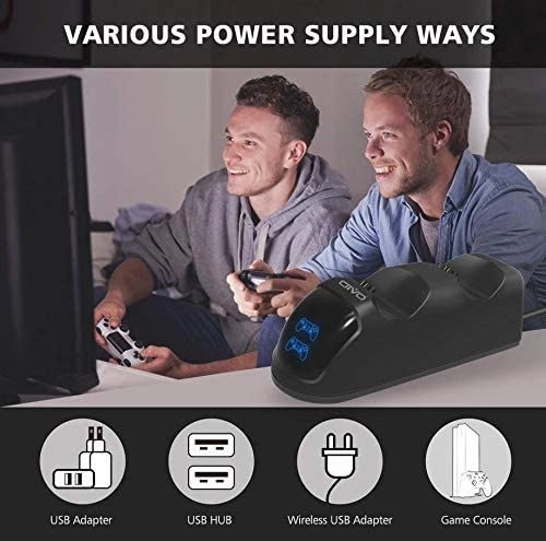 OIVO Fast Dual Charging Dock Station for PS4 Controller  for sale in Egypt from Games2Egypt