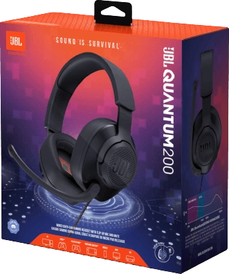 JBL Quantum 200 | Wired Gaming Headphone - Black  for sale in Egypt from Games2Egypt