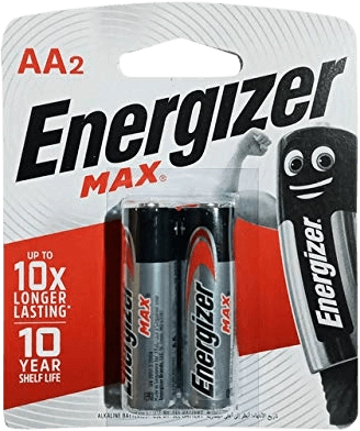 Energizer 2 AA Max Batteries (1.5V)  for sale in Egypt from Games2Egypt