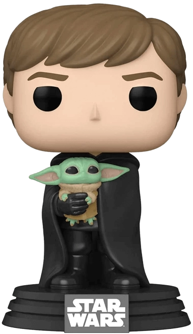 Funko Pop! Star Wars: Mandalorian - Luke Skywalker with Grogu (The Child)  for sale in Egypt from Games2Egypt