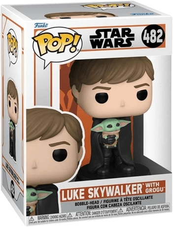 Funko Pop! Star Wars: Mandalorian - Luke Skywalker with Grogu (The Child)  for sale in Egypt from Games2Egypt